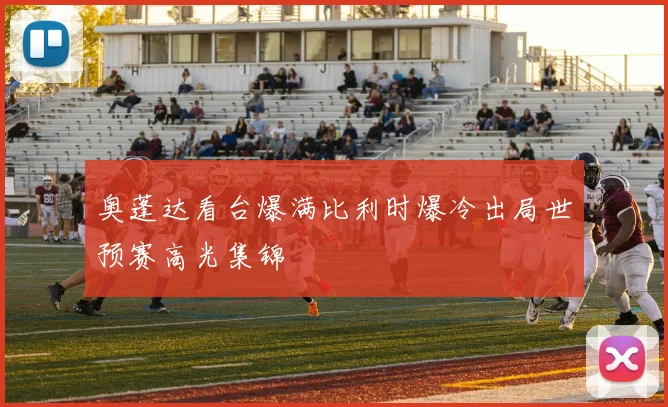 奥蓬达看台爆满比利时爆冷出局世预赛高光集锦
